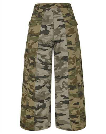 Rabens Saloner - Niva Camo Patchwork Bukser - Camo Combo